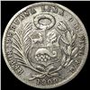Image 2 : 1909 FG Peru Silver 1/5 Sol