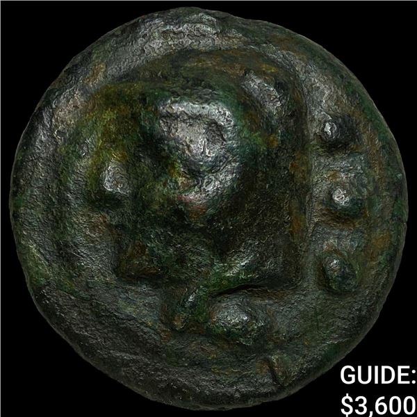 Roman Anon. 225-215 BC Aes Grave Bronze Quadrans