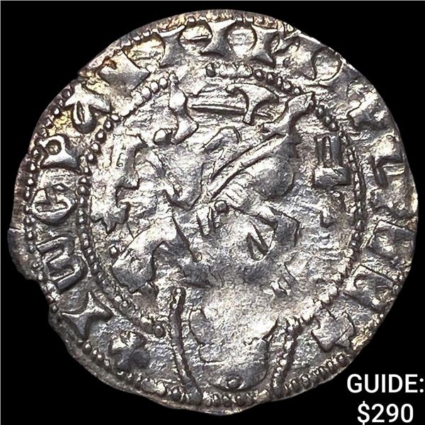 1352-1396 AD Bulgaria Ivan Statsirmir Silver Grosh