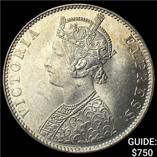 19th Century Bikanir State Silver 1 Rupee