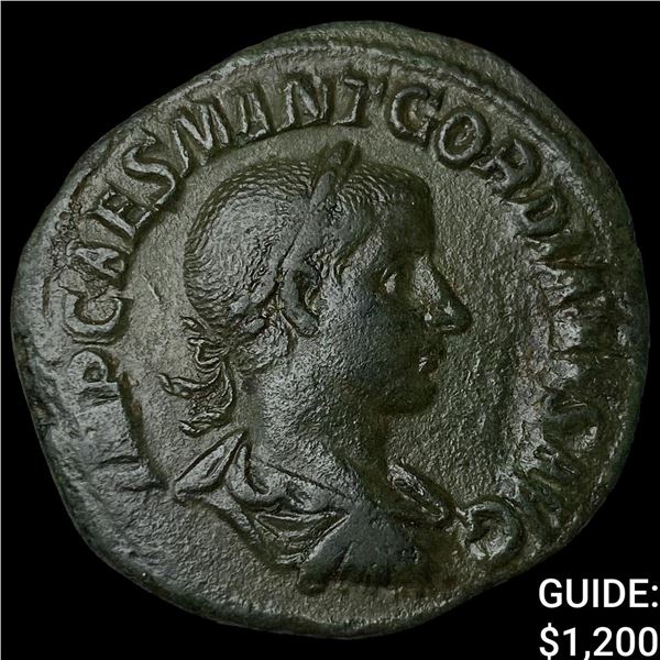 Roman Gordian III 238-244 Brass Sestertius