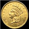 Image 1 : 1856 Gold $1 Indian Princess Type 3 CLOSELY UNCIRCULATED