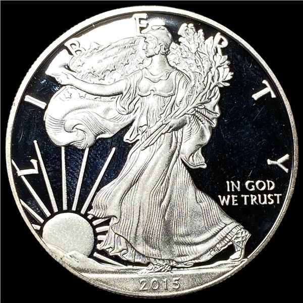 2015-W 1oz Silver American Eagle Proof $1 GEM PROOF