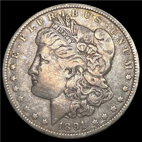 1891-O Silver Morgan Dollar NEARLY UNCIRCULATED