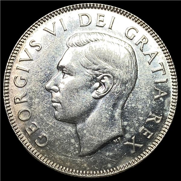 1948 Canada Silver 50 Cents CLOSELY UNCIRCULATED