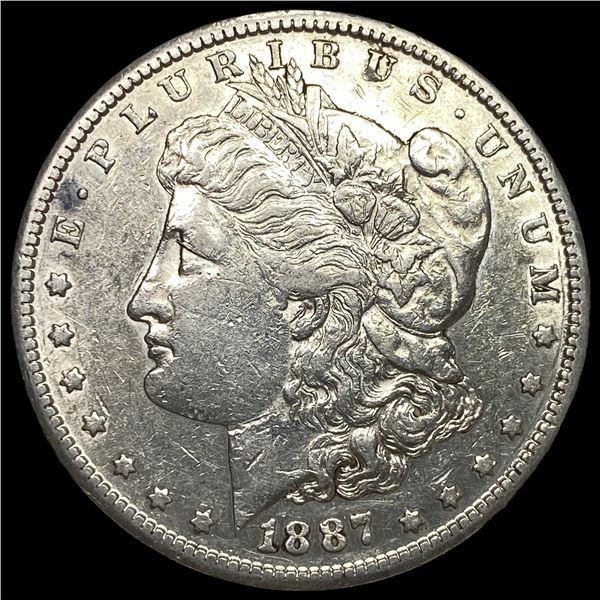 1887-S Silver Morgan Dollar CLOSELY UNCIRCULATED
