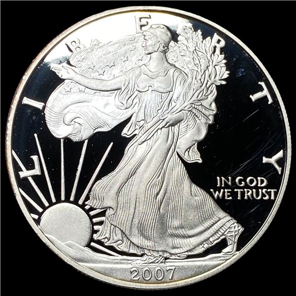 2007-W 1oz Silver American Eagle Proof GEM PROOF