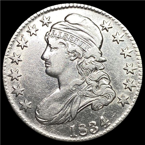 1834 Capped Bust Half Dollar CLOSELY UNCIRCULATED