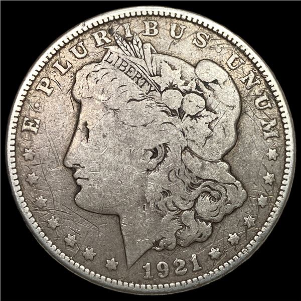 1921-D Morgan Silver Dollar LIGHTLY CIRCULATED