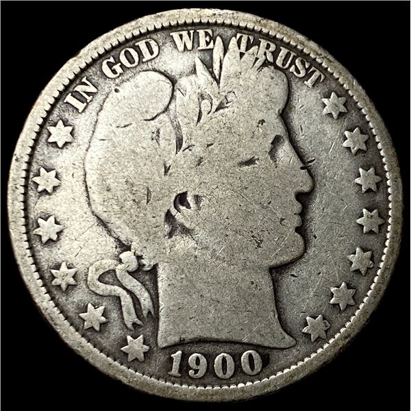 1900-O Silver Barber Half Dollar NICELY CIRCULATED