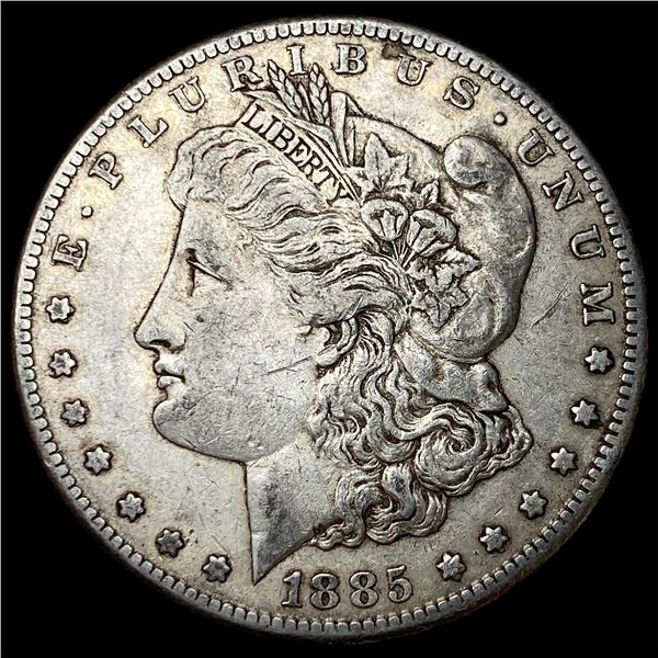 1885-S Silver Morgan Dollar NEARLY UNCIRCULATED