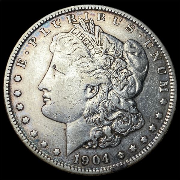 1904 Morgan Silver Dollar NEARLY UNCIRCULATED