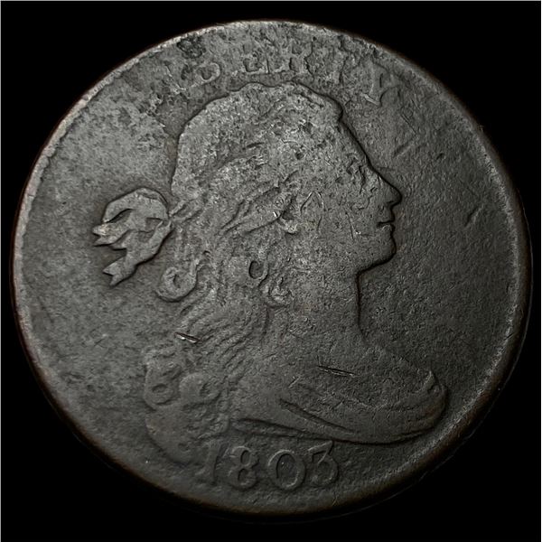 1803 Draped Bust Large Cent LIGHTLY CIRCULATED