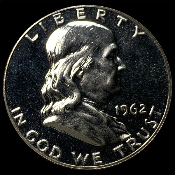 1962 Franklin Silver Half Dollar GEM PROOF