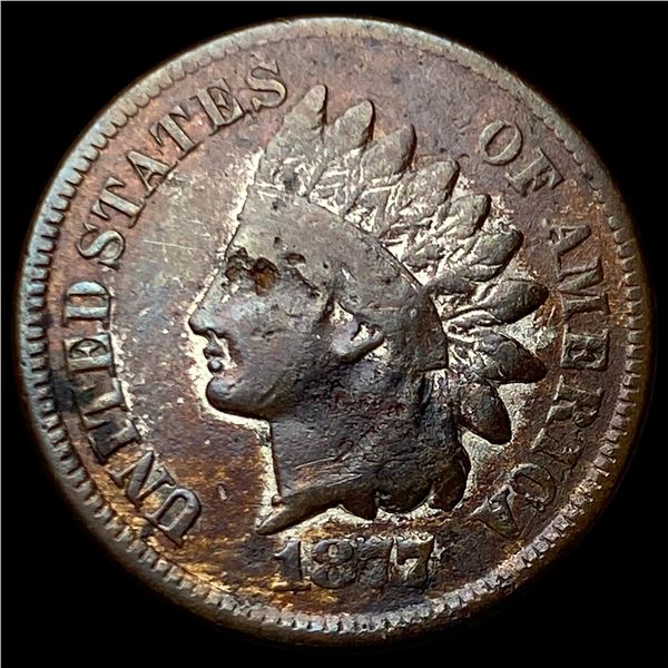 1877 Indian Head Cent NICELY CIRCULATED