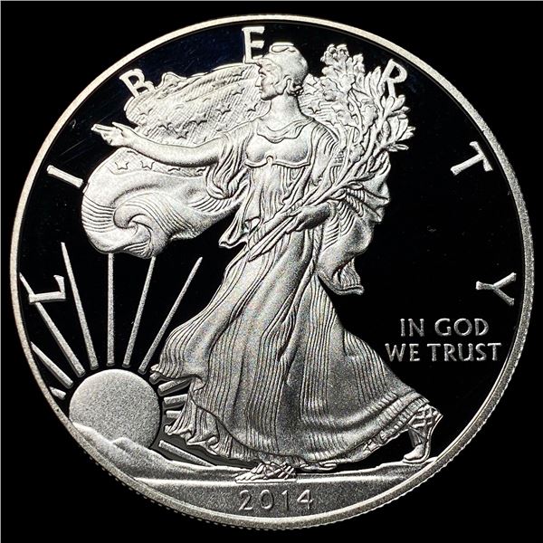 2014-W 1oz Silver American Eagle $1 GEM PROOF