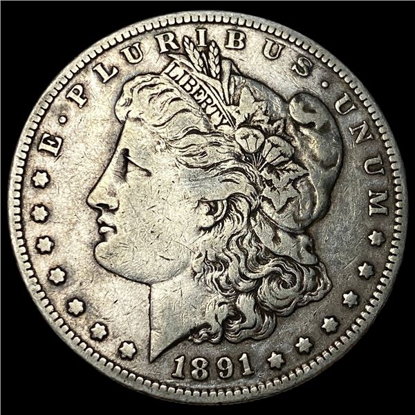 1891-S Silver Morgan Dollar NEARLY UNCIRCULATED