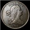 Image 1 : 1804 Copper Half Cent Draped Bust ABOUT UNCIRCULATED