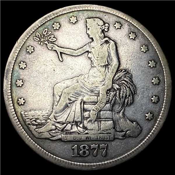 1877-S Silver Trade Dollar LIGHTLY CIRCULATED
