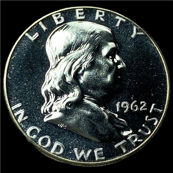 1962 Franklin Silver Half Dollar GEM PROOF