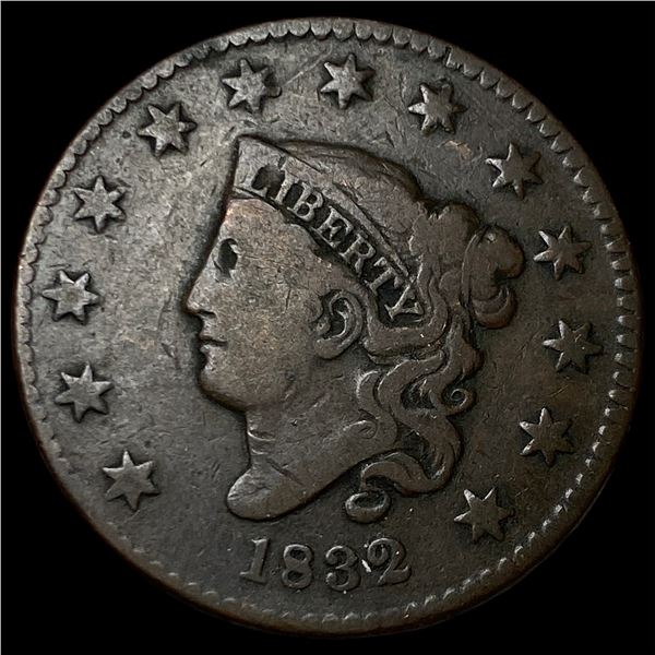1832 Coronet Head Large Cent LIGHTLY CIRCULATED