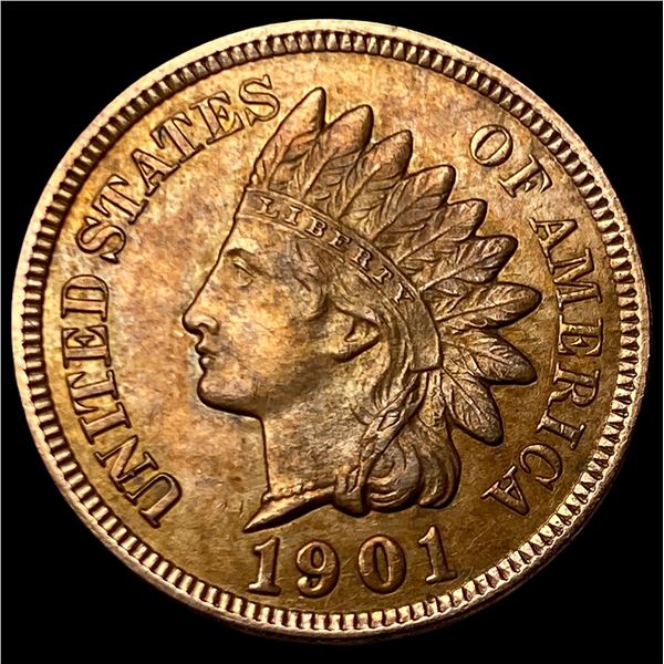 1901 Indian Head Cent CLOSELY UNCIRCULATED