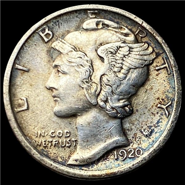 1920-D Silver Mercury Dime CLOSELY UNCIRCULATED