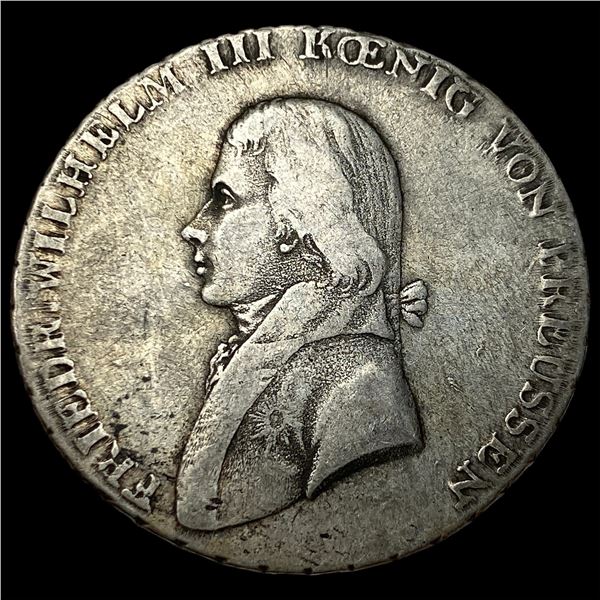 1801 Prussia Silver Thaler NEARLY UNCIRCULATED