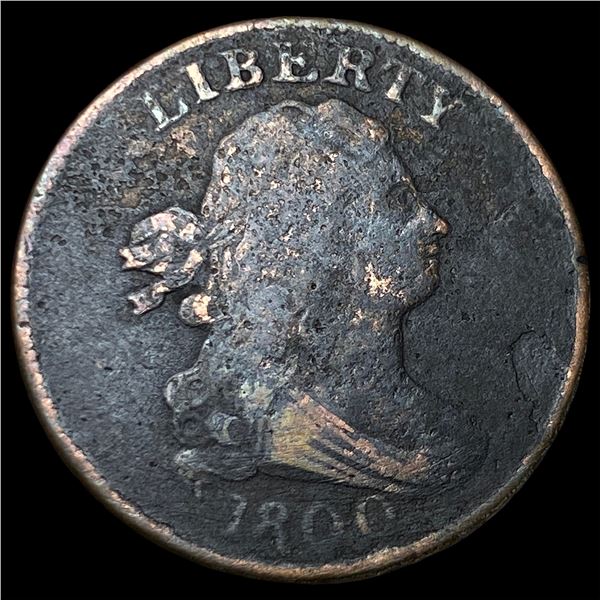 1800 Draped Bust Half Cent NICELY CIRCULATED