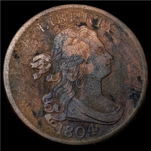 1804 Draped Bust Half Cent HIGH GRADE