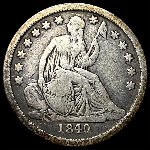 1840 Seated Liberty Dime LIGHTLY CIRCULATED
