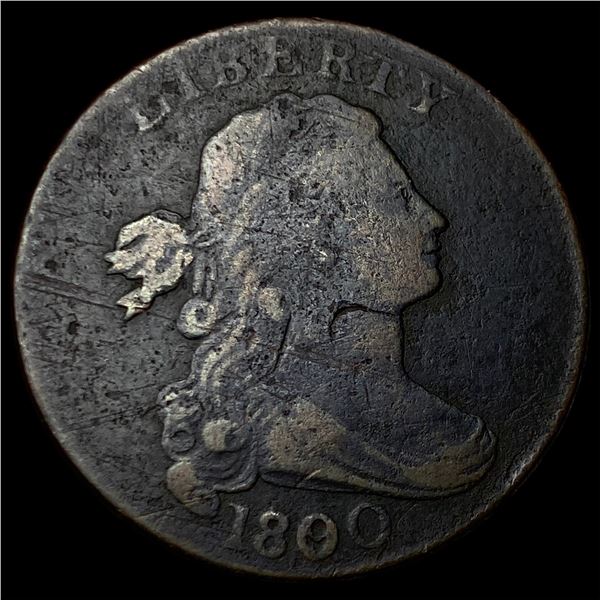 1800/90 Draped Bust Large Cent LIGHTLY CIRCULATED