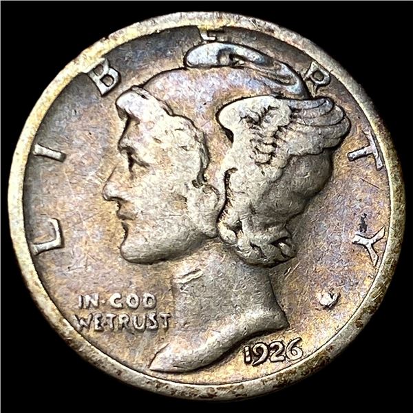 1926-S Silver Mercury Dime NEARLY UNCIRCULATED