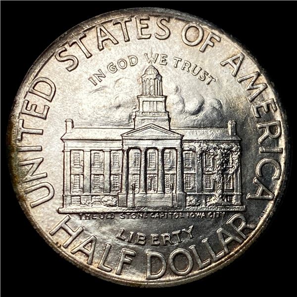 1946 Silver Iowa Half Dollar SUPERB GEM BU