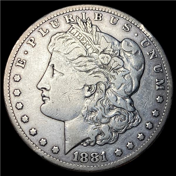 1881-CC Silver Morgan Dollar LIGHTLY CIRCULATED