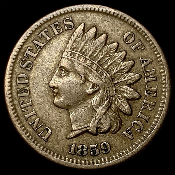 1859 Indian Head Cent NEARLY UNCIRCULATED