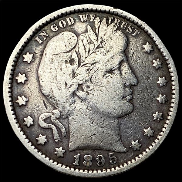 1895 Silver Barber Quarter NICELY CIRCULATED