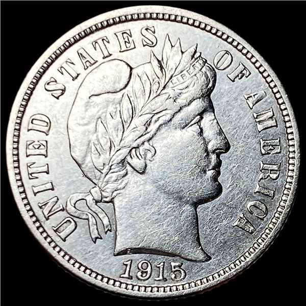 1915 Silver Barber Dime CLOSELY UNCIRCULATED