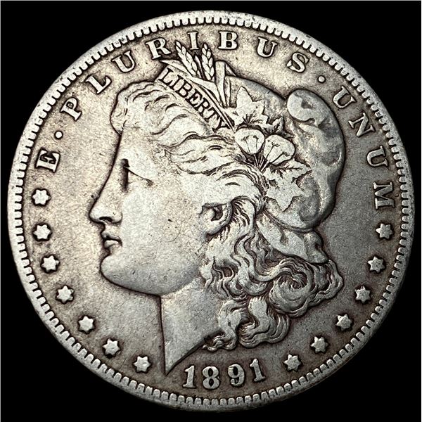 1891-O Silver Morgan Dollar NEARLY UNCIRCULATED