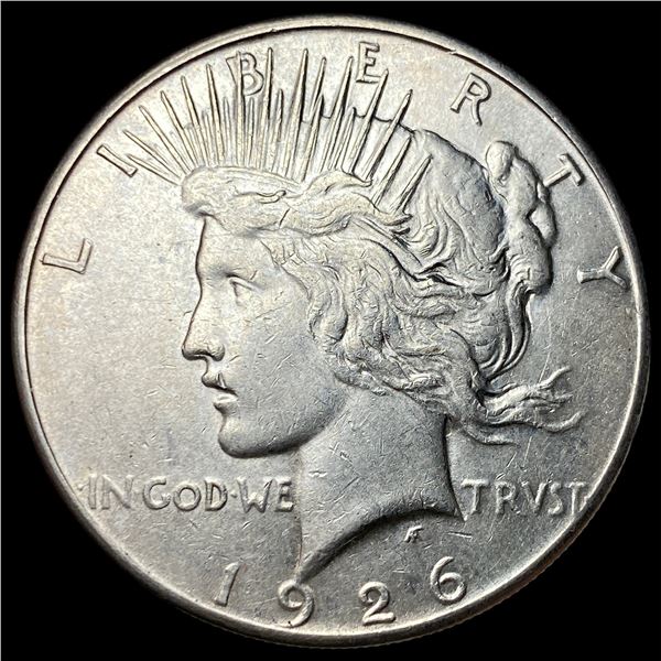1926-S Silver Peace Dollar NEARLY UNCIRCULATED