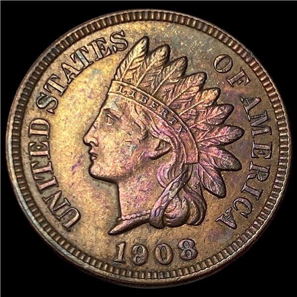 1908 Indian Head Cent CLOSELY UNCIRCULATED