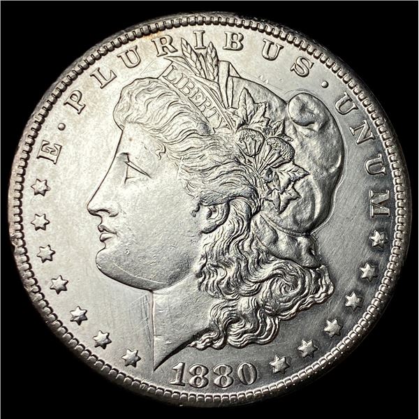 1880-CC Silver Morgan Dollar CLOSELY UNCIRCULATED