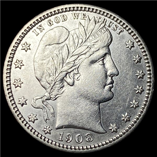 1908-D Silver Barber Quarter CLOSELY UNCIRCULATED