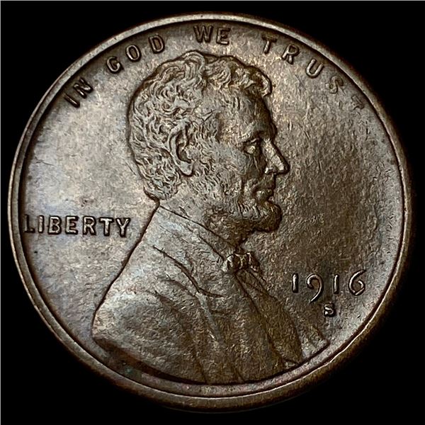 1916-S Lincoln Wheat Cent UNCIRCULATED