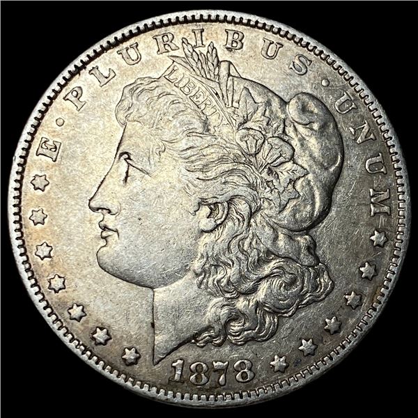 1878 Silver Morgan Dollar NEARLY UNCIRCULATED