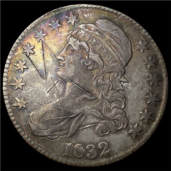 1832 Capped Bust Half Dollar LIGHTLY CIRCULATED