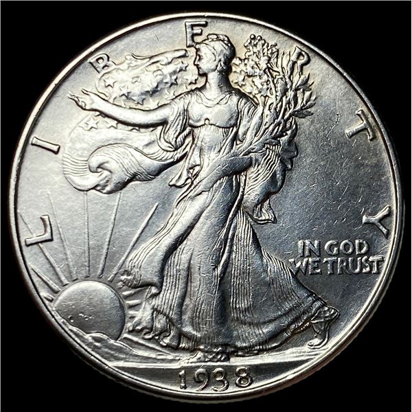 1938-D Silver Walking Liberty Half Dollar UNCIRCULATED