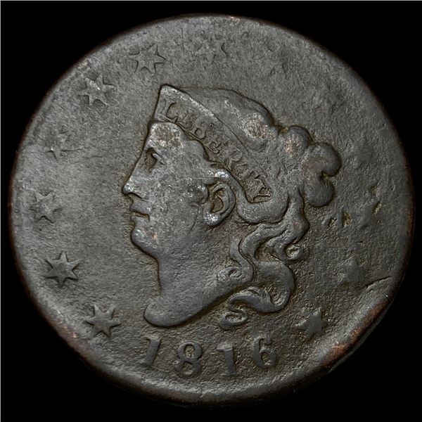 1816 Coronet Head Large Cent LIGHTLY CIRCULATED