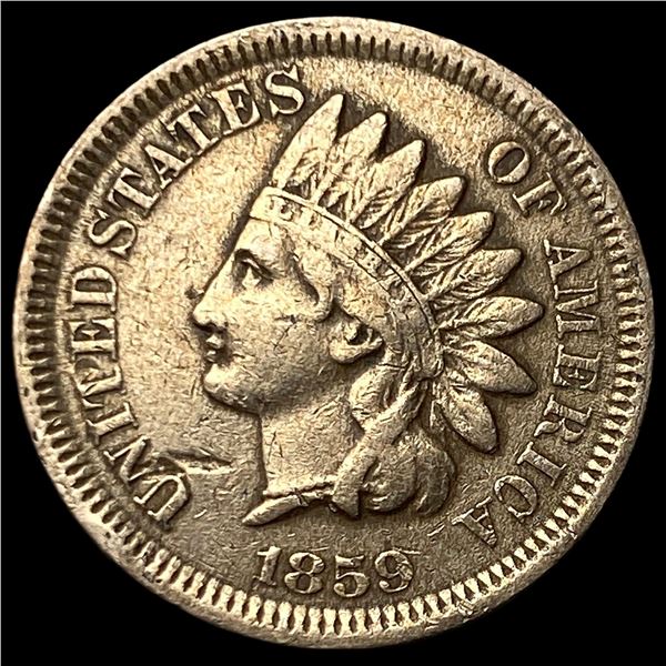 1859 Indian Head Cent ABOUT UNCIRCULATED