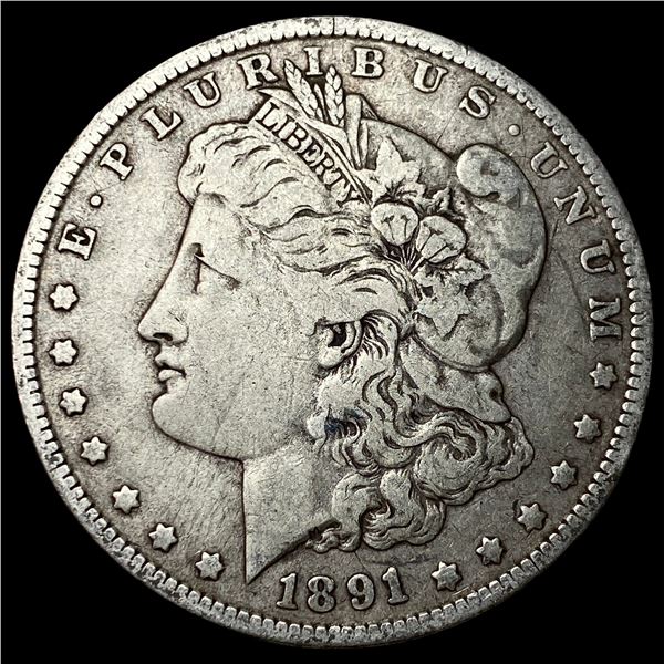 1891-O Silver Morgan Dollar LIGHTLY CIRCULATED